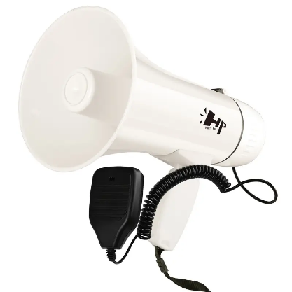 Portable PA Speaker with Built-in Siren